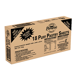 PAMPAS 6KG 18 PUFF PASTRY SHEETS 216