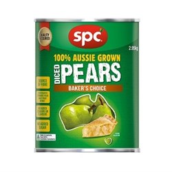 SPC 2.95KG DICED PEAR BAKERS CHOICE