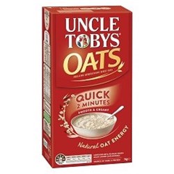 UNCLE TOBYS 1KG QUICK OATS