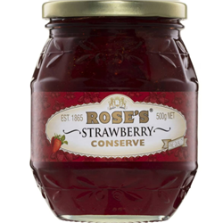 ROSE'S 375G STRAWBERRY JAM