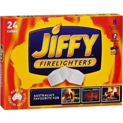 JIFFY FIRELIGHTERS 24 CUBE PACK   