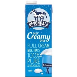 DEVONDALE 1LTx10 UHT FULL CREAM MILK