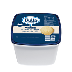 BULLA 5LT VANILLA ICE CREAM