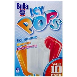 BULLA 10 PACK x 5 ICY POPS VARIETY