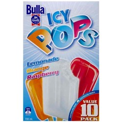 BULLA 10 PACK x 5 ICY POPS VARIETY