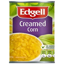 EDGELL 420G CREAMED CORN