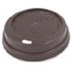 VIT 8OZ x 100 BROWN TRAVEL LID