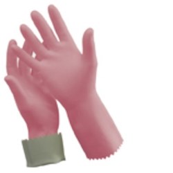 EDO SIZE 8 SLIVER LINED RUBBER GLOVES