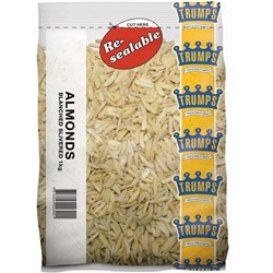 TRUMPS 1KG SLIVERED ALMONDS BLANCHED