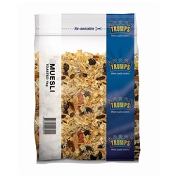 TRUMPS 1KG TOASTED MUESLI