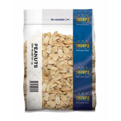 TRUMPS 1KG DRY ROASTED UNSALTED PEANUTS