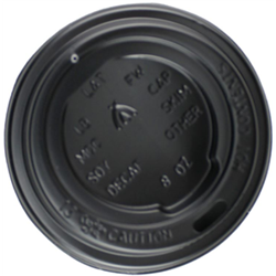 TP 8OZ X 50 BLACK LID