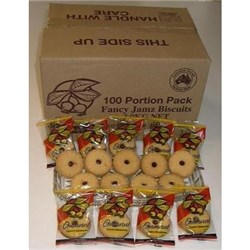 BISKO PC x 100 RASPBERRY JAMZ