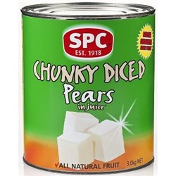 SPC 3KG DICED PEARS CHUNKY