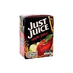 JUST JUICE 200MLx24 APPLE NAS TETRA 3486