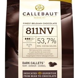 CALLEBAUT 10KG 53% DARK CHOCOLATE CALLETS