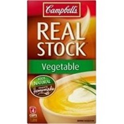 CAMPBELLS 1LT VEGETABLE STOCK SALT REDUCED