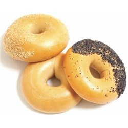 NY 120Gx60 MIXED WHITE BAGEL PAR BAKED