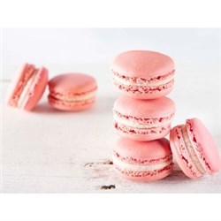 SBN (20) GF RASPBERRY CREAM MACARONS*