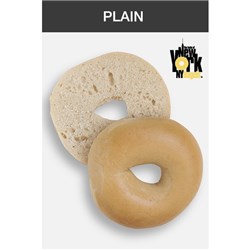 NY 120G x 60 PLAIN WHITE BAGEL PAR BAKED