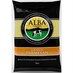 ALBA 2KG GRATED PARMESAN CHEESE