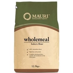 MAURI 12.5KG WHOLEMEAL BAKERS FLOUR