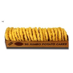 CJ x100 JUMBO POTATO CAKES 9KG