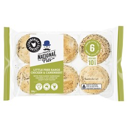 NAT PROPER LITTLE PIE 60Gx36 CHICKEN & CAMEMBERT