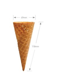 ALT X 336 FLAT TOP WAFFLE CONE A