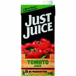 JUST JUICE 1LT TOMATO NAS JUICE 2897