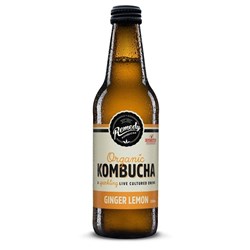 REMEDY KOMBUCHA 12 x 330ML GINGER LEMON