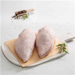 JAD 5KG CHICKEN BREAST FILLET SKIN ON* size 19-20
