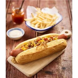SB 9298 115Gx55 BRIOCHE 8" HOT DOG BUNS