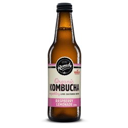 REMEDY KOMBUCHA 12 x 330ML RASP/LEMONADE