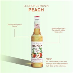 MONIN 700ML PEACH SYRUP*
