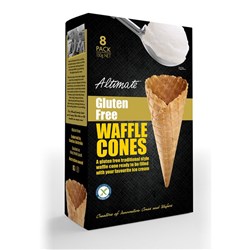 ALT 8x8 GLUTEN FREE MEDIUM WAFFLE CONE*