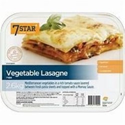 7STAR 2.6KG PREM 5 LAYER VEGETABLE LASAGNE
