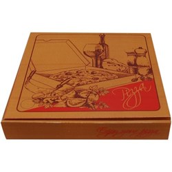 FPA 9"x 50 PIZZA BOX BROWN GOURMET KRAFT