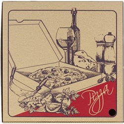 FPA 11"x 50 PIZZA BOX BROWN GOURMET KRAFT