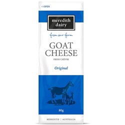 MEREDITH 80G x 12 FRESH GOAT CHEESE*