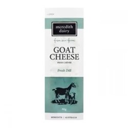 MEREDITH 80G x 12 GOAT CHEESE FRESH DILL*