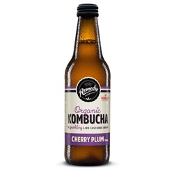 REMEDY KOMBUCHA 12 x 330ML CHERRY PLUM 