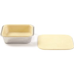 RB 105MM x 70 SQUARE SAVOURY PIE SHELLS & TOP