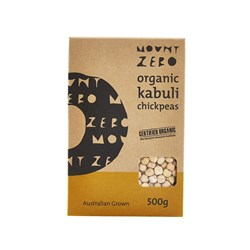 MTZERO CHICKPEAS ORGANIC 500GM 