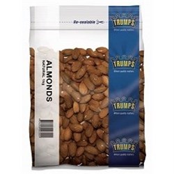 TRUMPS 1KG ALMONDS NATURAL