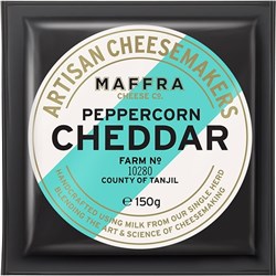 MAFFRA 150G PEPPERCORN CHEDDAR CHEESE