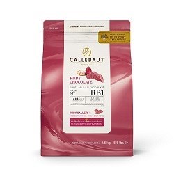 CALLEBAUT 2.5KG RUBY CHOCOLATE*