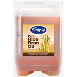 SIMPLY 20LT RICE BRAN OIL 