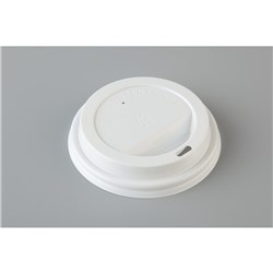 ANCHOR PS 90MM LID WHITE RECYCLABLE (1000) {BULK}