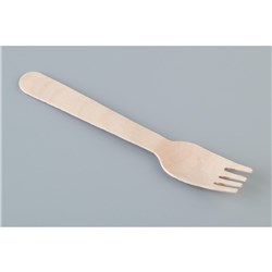 ANCHOR FORK WOODEN CUTLERY x 100